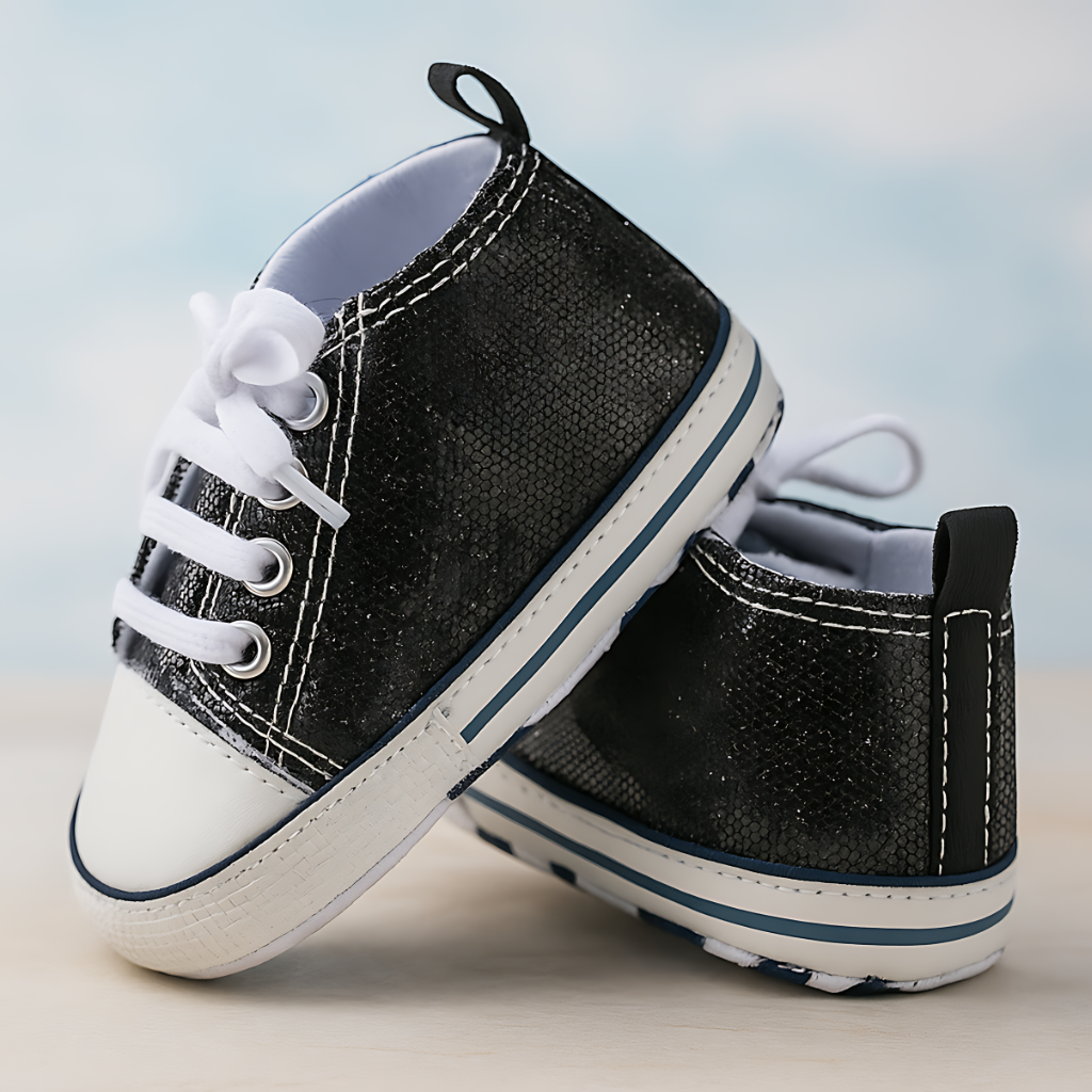 Baby Girls Boys Canvas High Top Shoes