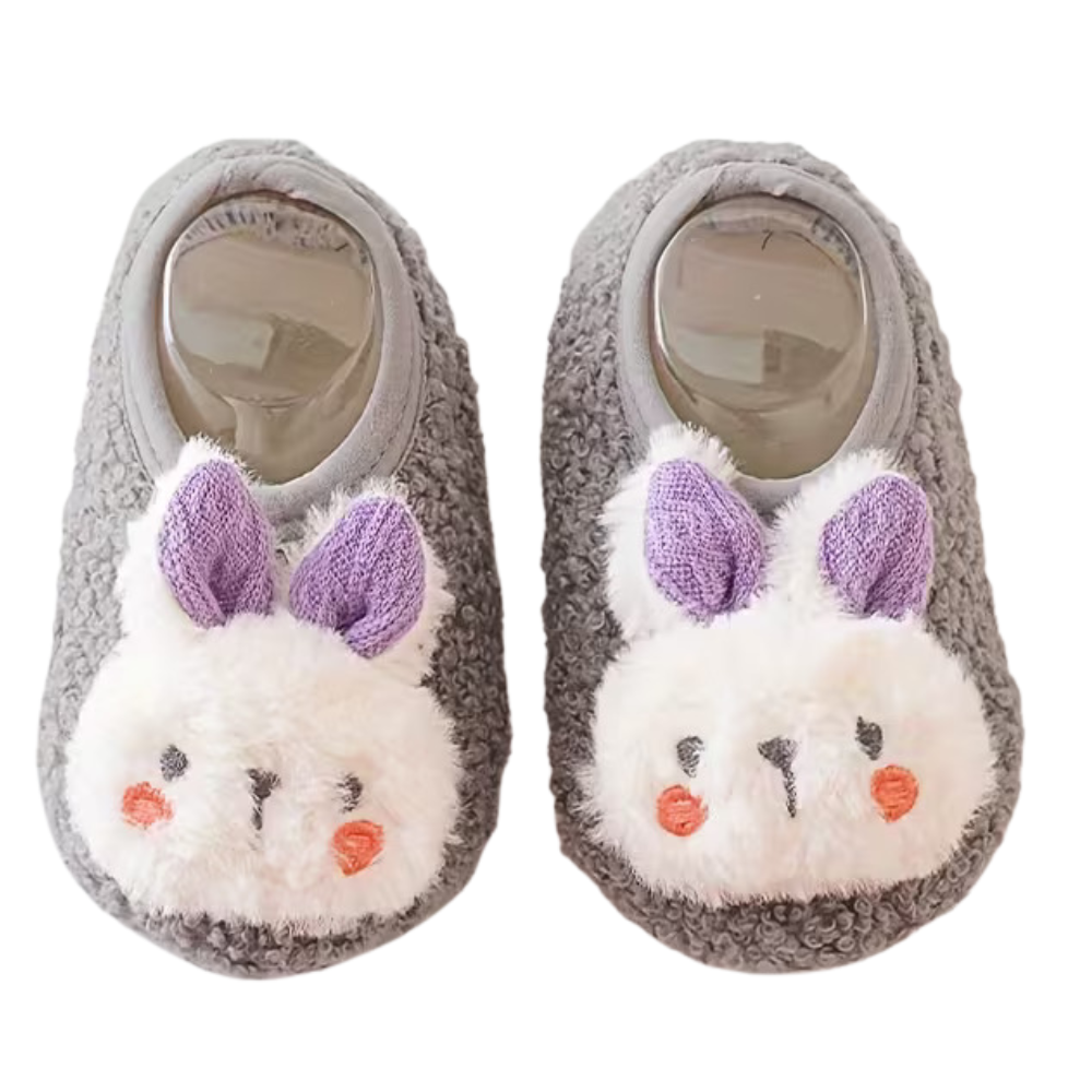 Non Slip Winter Warm Rabbit First Walkers Shoes For Kids