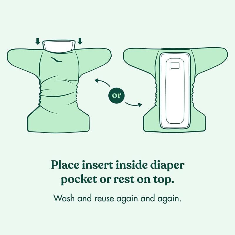 Bamboo Cloth Diaper Inserts-Cozy Stroller