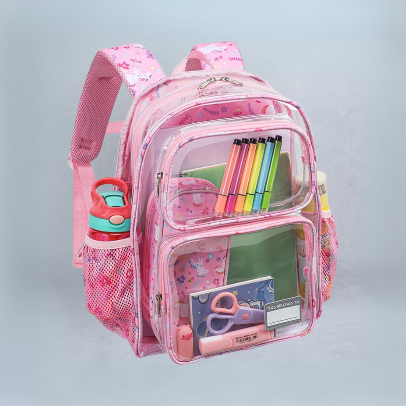 1 Pack Clear Backpack for Kids