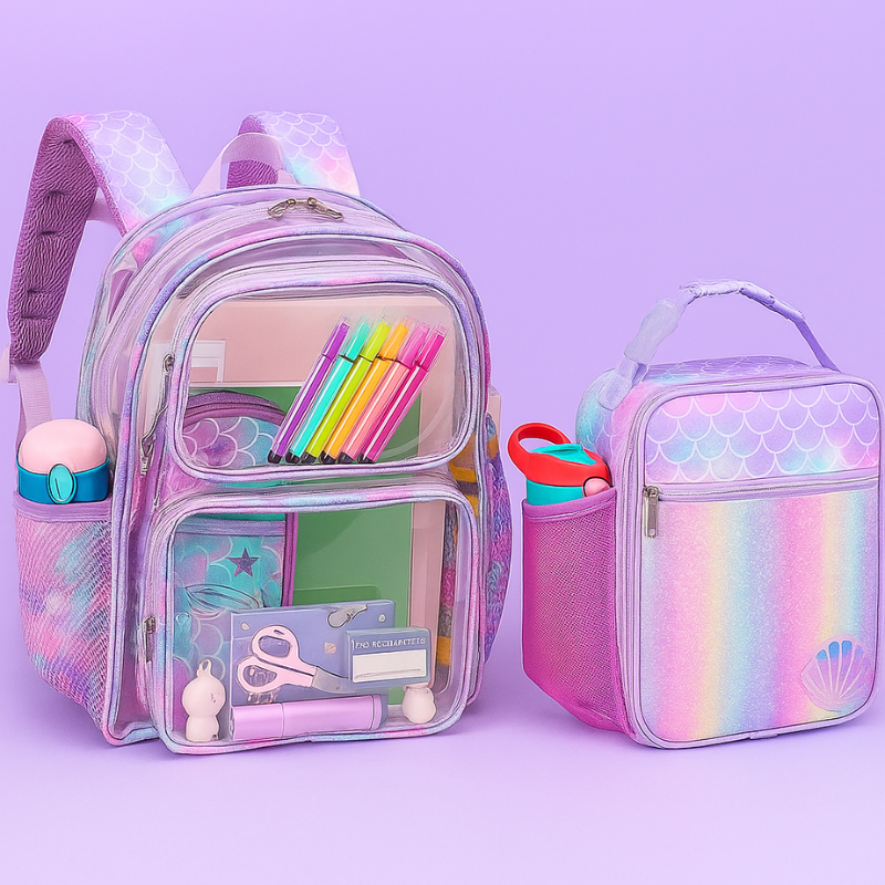 Kids Backpack and Lunch Bag Set