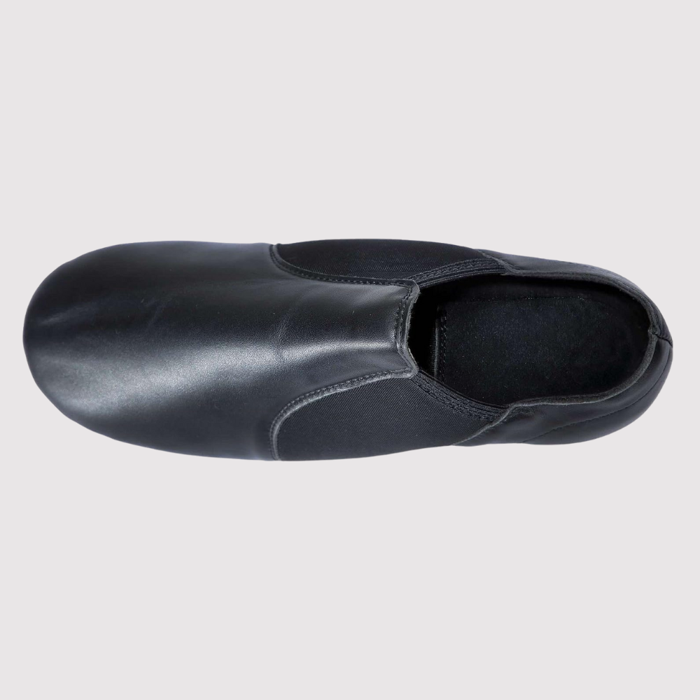 Kids Leather Slip On Jazz Dance Shoes