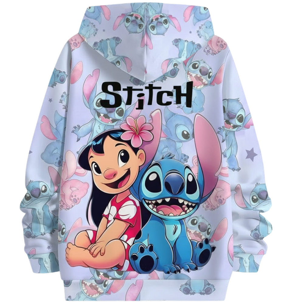 3D Cartoon Printed Hoodie For Girls