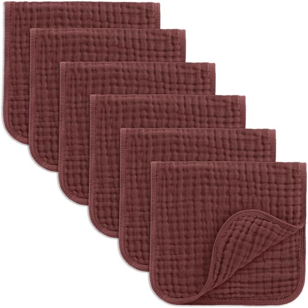 Baby Washcloths Square Towels With Soft Cotton Muslin Set-Cozy Stroller