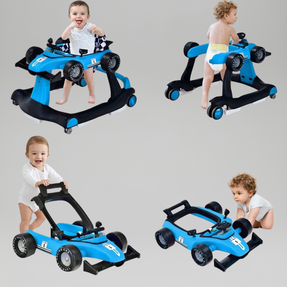 4-in-1 Foldable Adjustable Baby Activity Walker