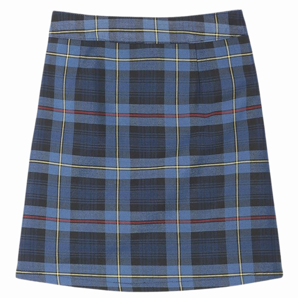 Girls Adjustable Waist Pleated Scooter Skirt with Built-in Shorts