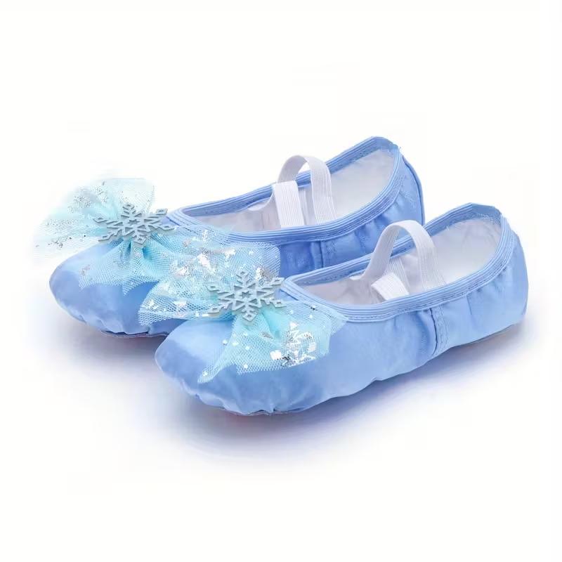Soft Fabric Dance Shoes For Girls Daily Practice