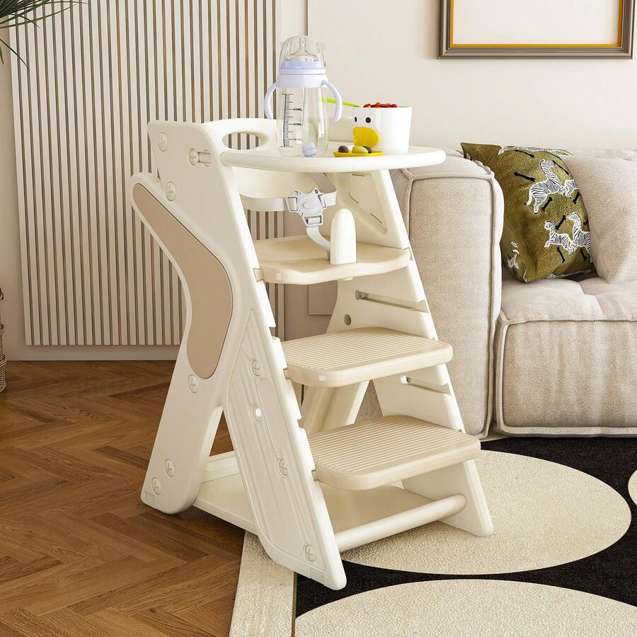 3in1 Convertible High Chair And Learning Tower For Kids Toddler Booster Seat Antislip Step Stool
