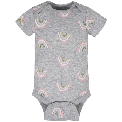 Pack of 8 Baby Girl Short Sleeve Onesies Bodysuits