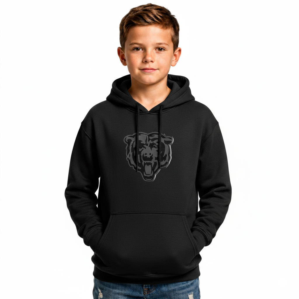 Chicago Bears Football Fan Pullover Hoodie For Kids