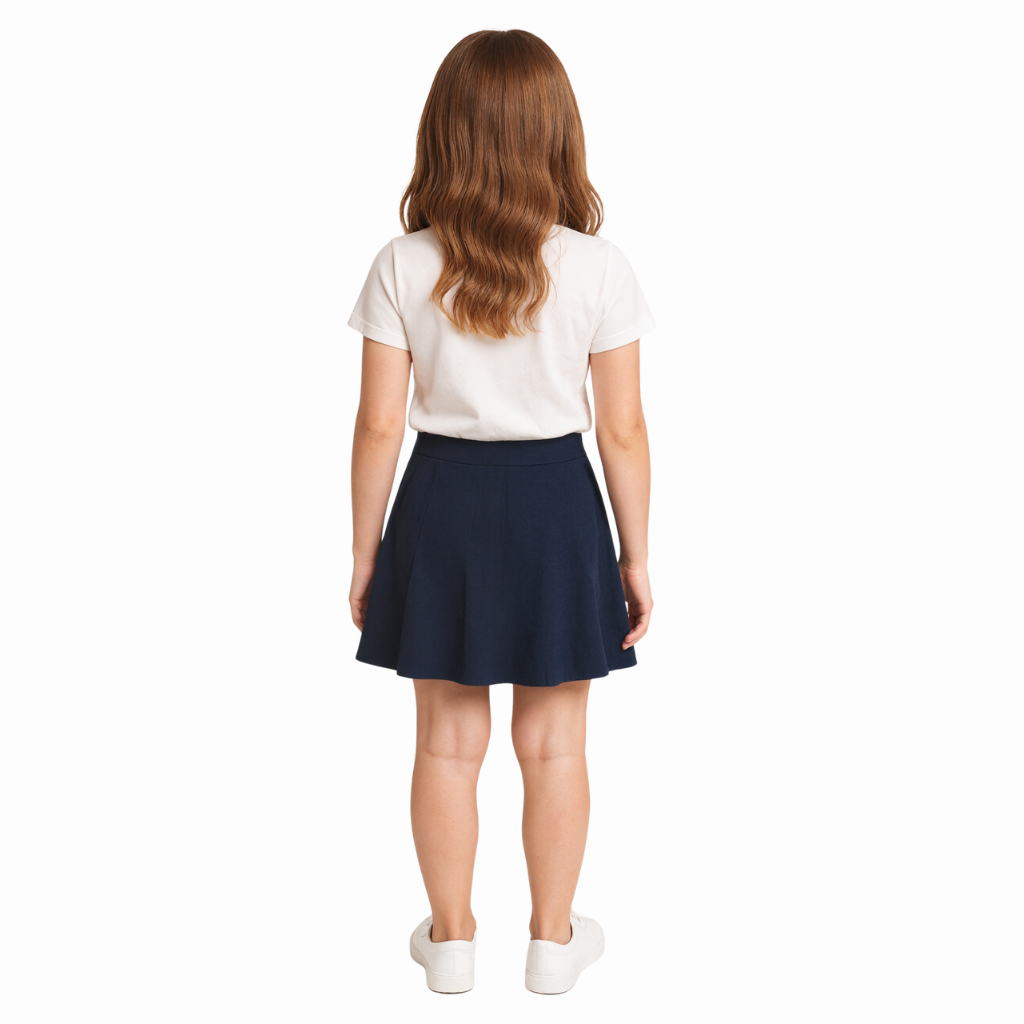 Pack Of 2 Girls Active French Terry Skirt