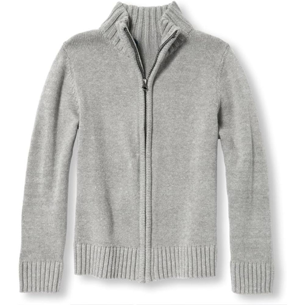 Boy Long Sleeve Full Zip Sweater