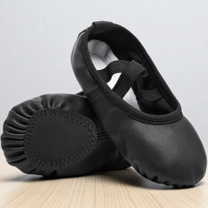 Ballet Soft Leather Dance Shoes For Toddler