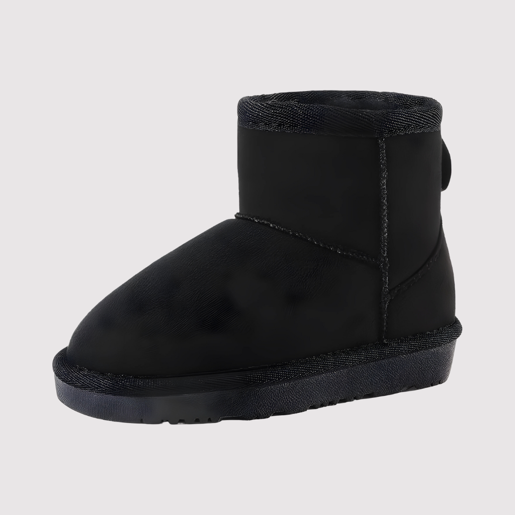  Toddler Winter Ankle Faux Fur Lined Snow Shoes