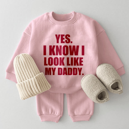 I Look Like Daddy Printed Baby 2 Piece Casual Set-Cozy Stroller