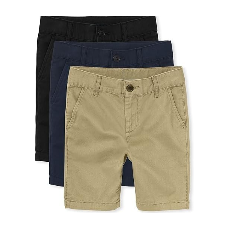 Pack Of 3 Boys Stretch Chino Shorts