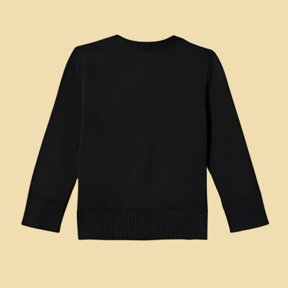 Girls and Toddlers Uniform Slim Fit Crewneck Cardigan Sweater