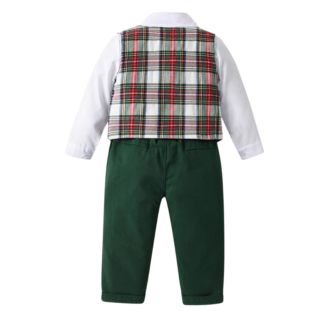 Shirt Vest Pants Formal Outfit Set