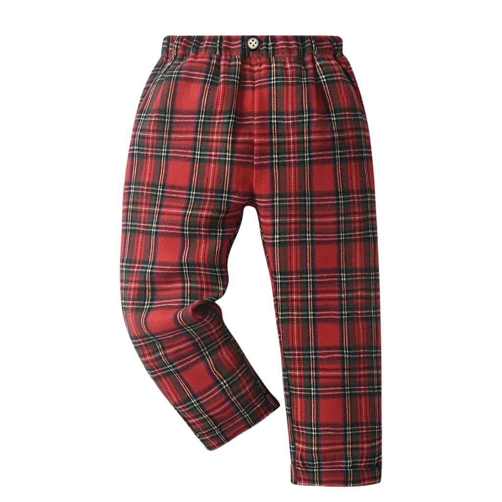 3 Piece Scottish Plaid Tartan Suit Set