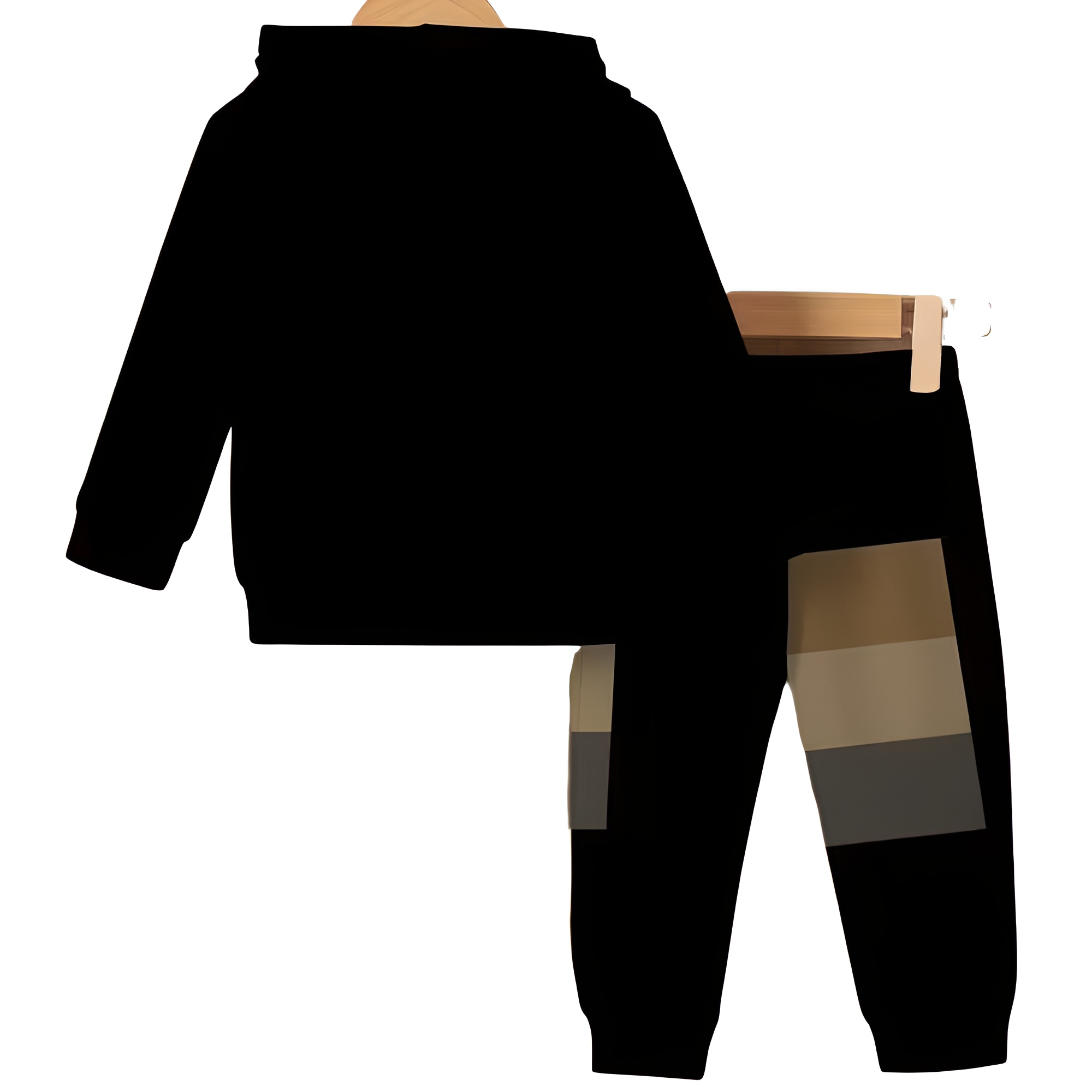 Striped Hoodie And Pants Set For Boys