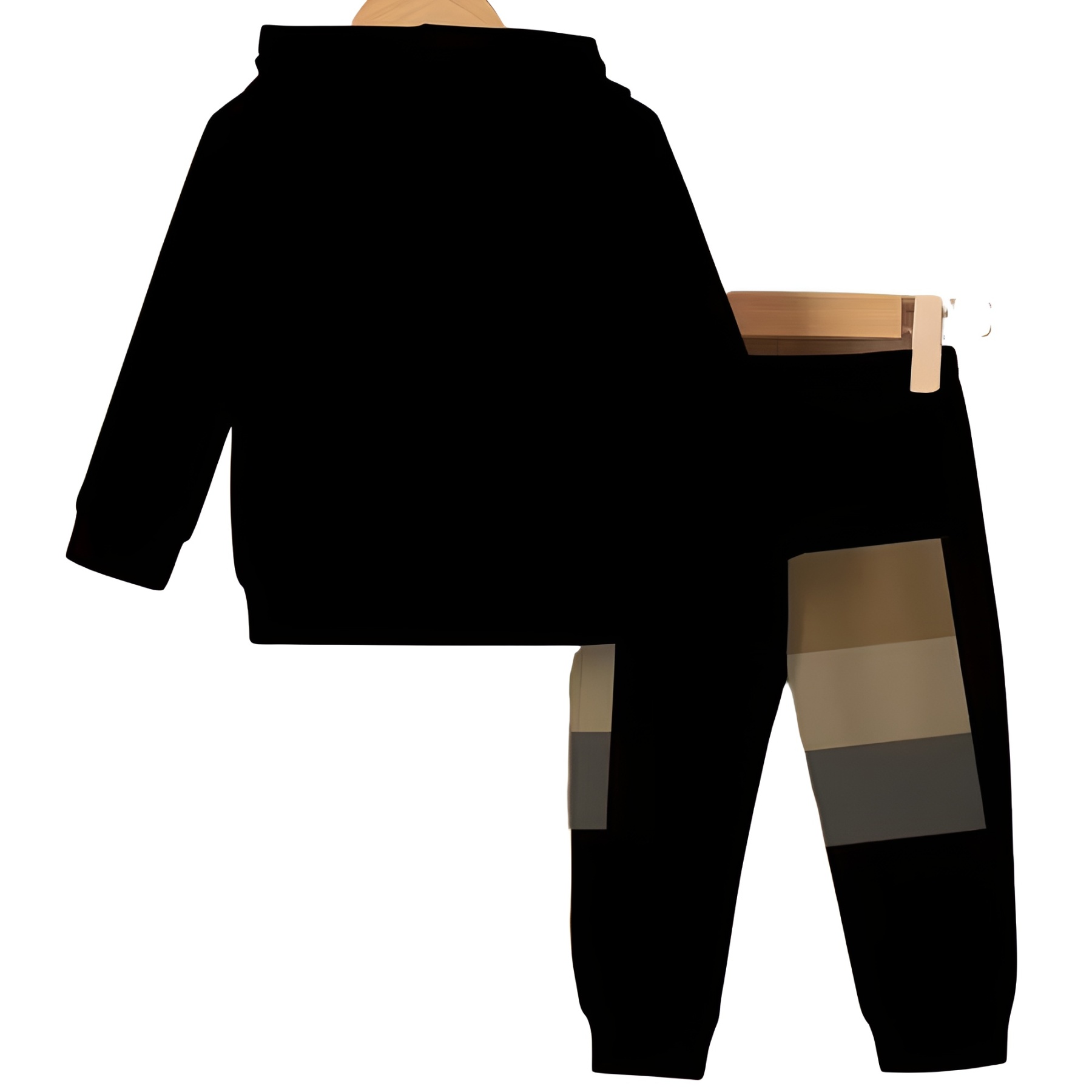 Striped Hoodie And Pants Set For Boys