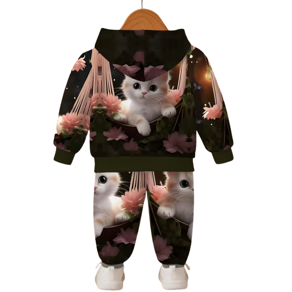 Kids Hooded Sweatshirt Pants Set