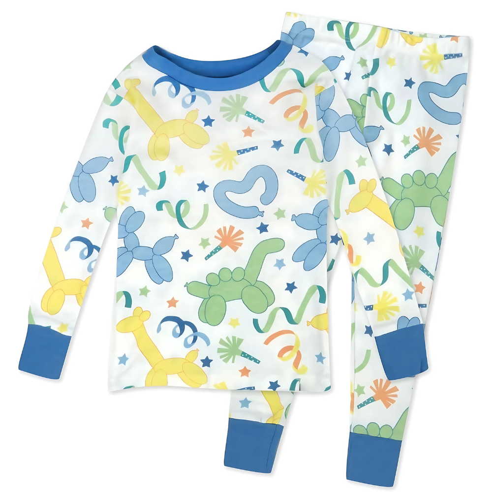 2 Piece Organic Cotton Pajamas for Baby Toddler And Kids Boys