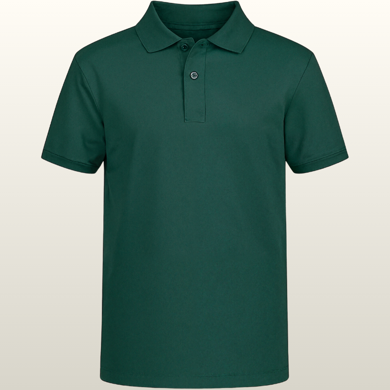 Boys School Uniform Short Sleeve Polo Shirt
