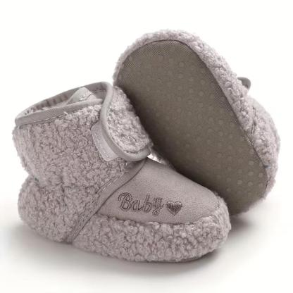 Winter Crib Shoes For Toddlers With Soft Fabric Lining
