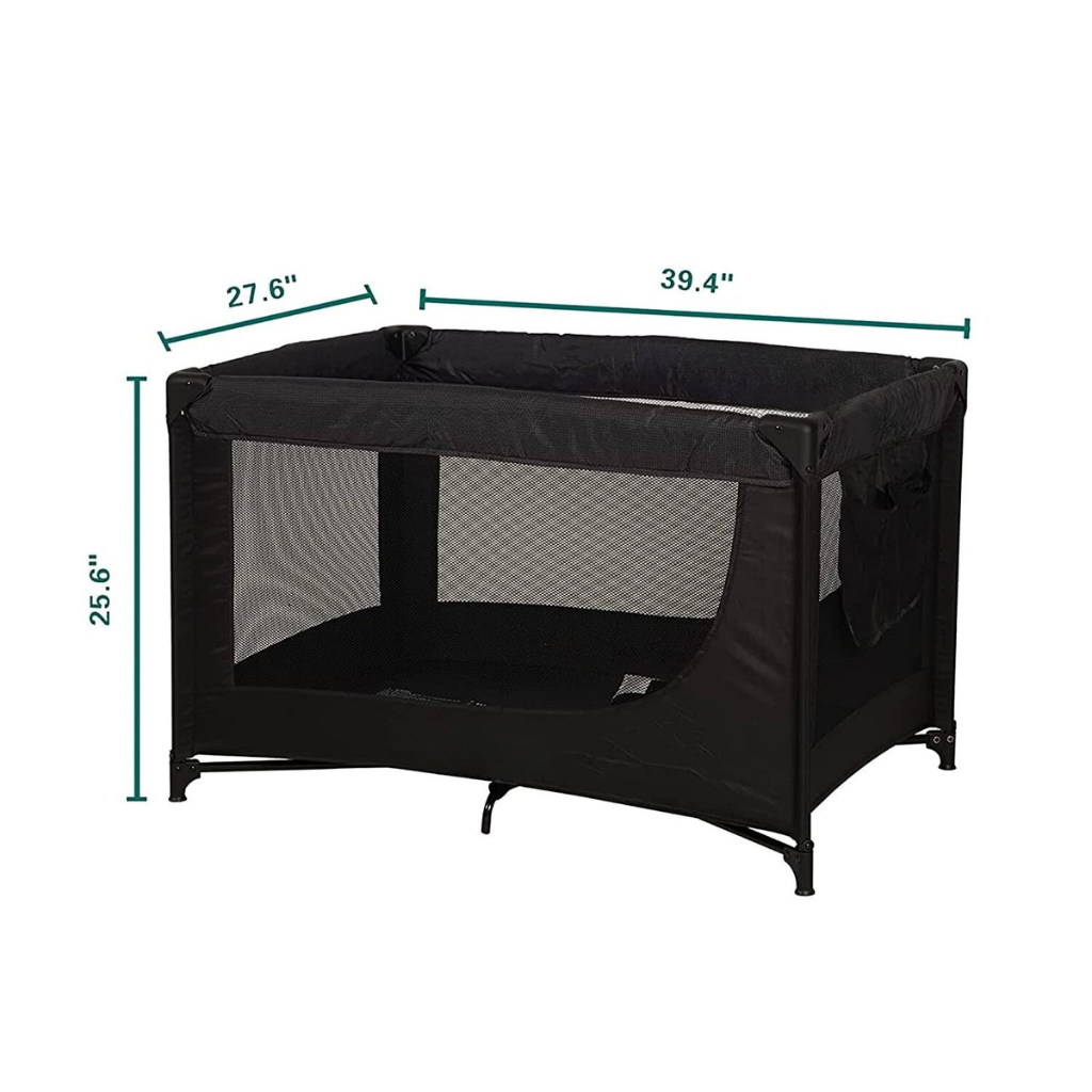 Portable Playpen Crib With Mattress Foldable Travel Playard For Babies