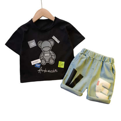 2 Piece Short Sleeves Clothes Set-Cozy Stroller