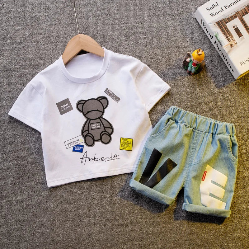 2 Piece Short Sleeves Clothes Set-Cozy Stroller