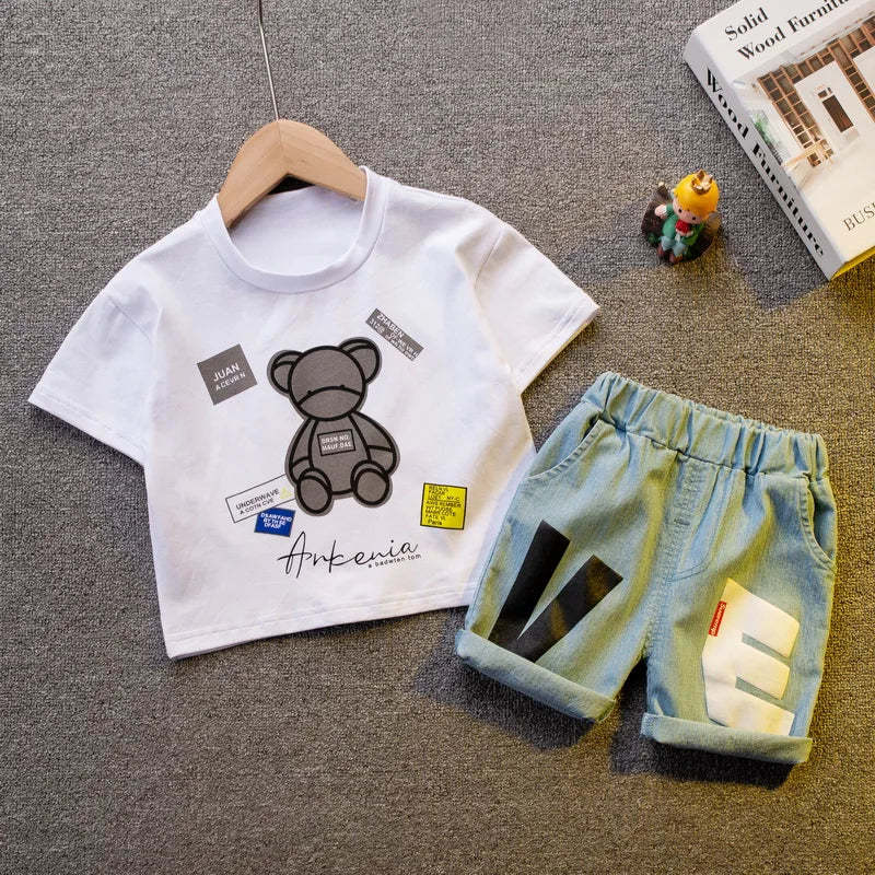2 Piece Short Sleeves Clothes Set-Cozy Stroller