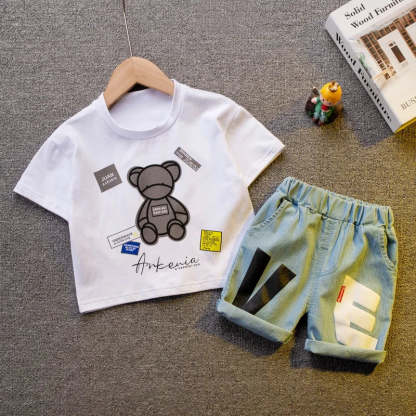 2 Piece Short Sleeves Clothes Set-Cozy Stroller