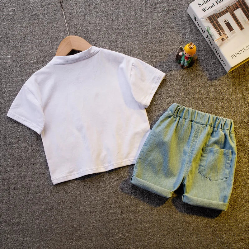 2 Piece Short Sleeves Clothes Set-Cozy Stroller