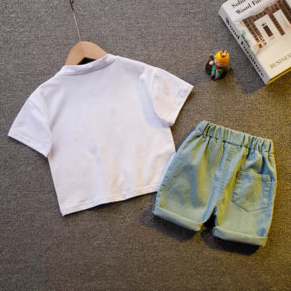 2 Piece Short Sleeves Clothes Set-Cozy Stroller