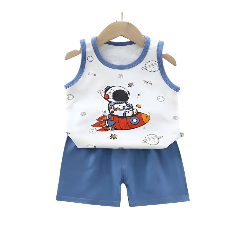 2 Pieces Summer Outfit For Kids-Cozy Stroller