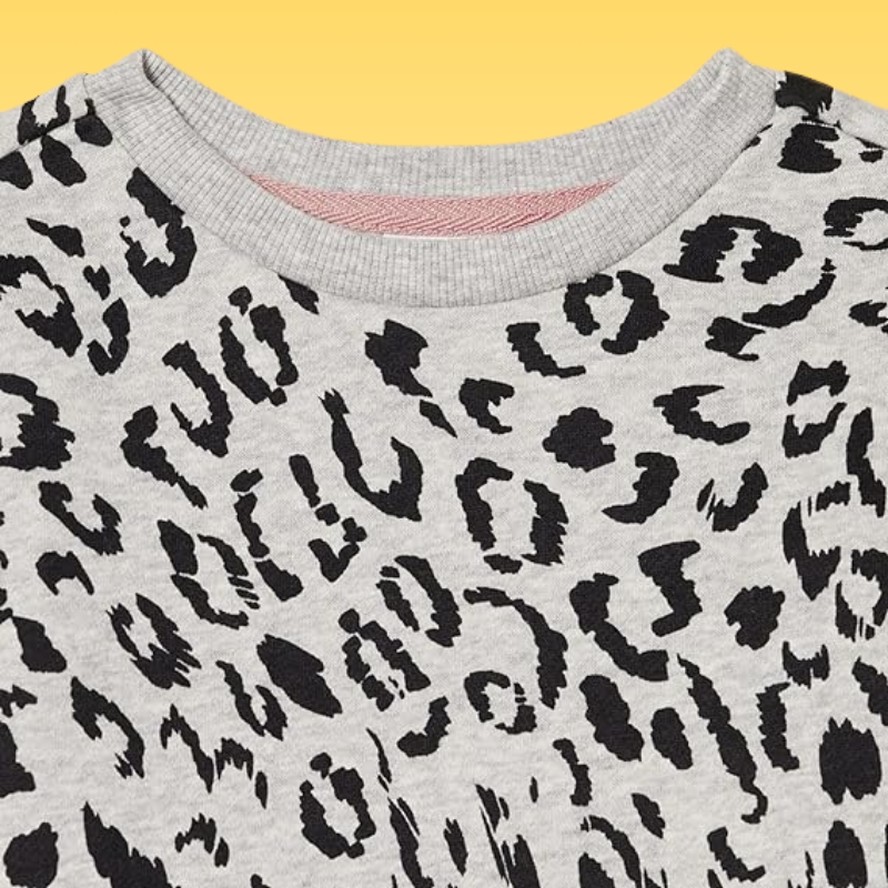 Pack of 2 Girls and Toddlers Fleece Crewneck Pullover Sweatshirts