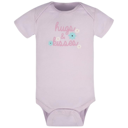 Pack of 8 Baby Girl Short Sleeve Onesies Bodysuits