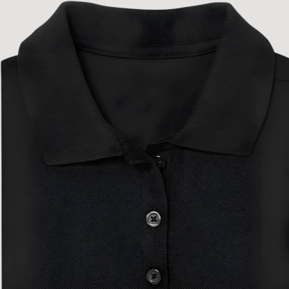 Girls Long Sleeve Pique Polo