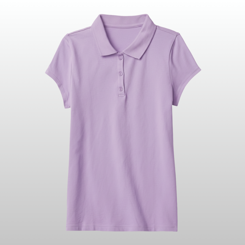 Girls Uniform Pique Polo Tshirt