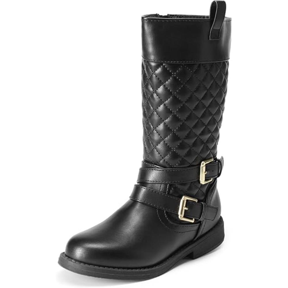 Girls Quilted Riding Boots For Toddlers