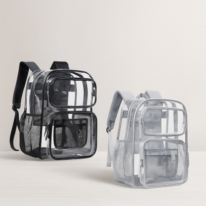 17 inch Large Heavy Duty Clear Bookbag