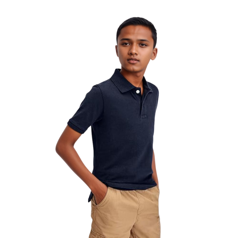 Pack Of 4 Boys Short Sleeve Pique Polo T Shirts