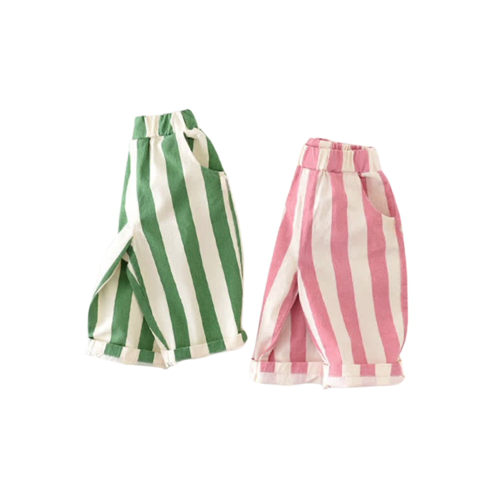 Baby Design Vertical Striped Casual Pants