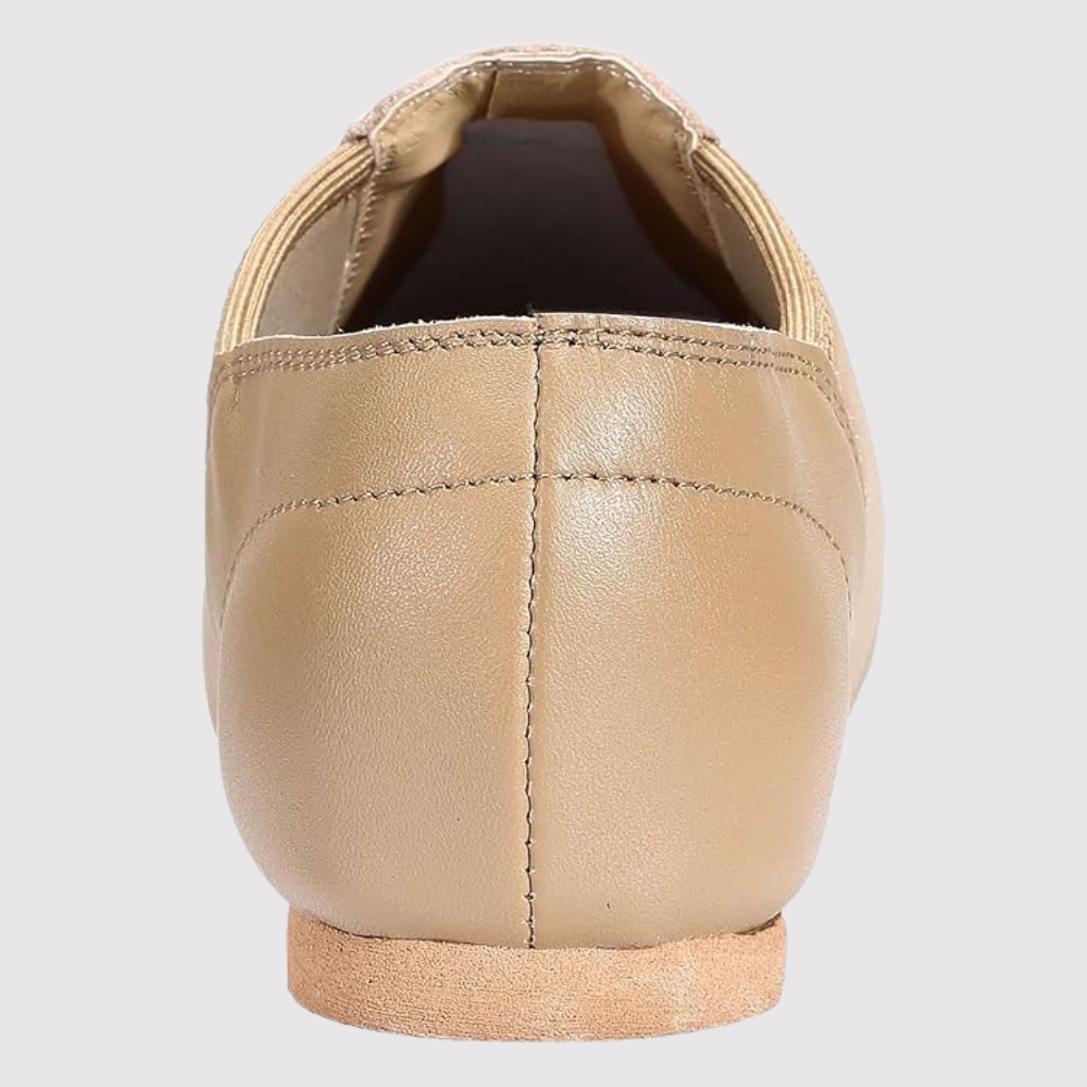 Kids Leather Slip On Jazz Dance Shoes