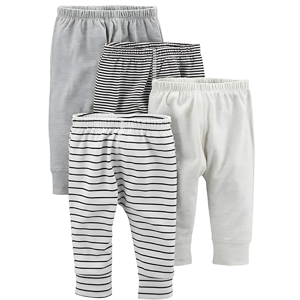 Unisex Babies Pant Pack Of 4