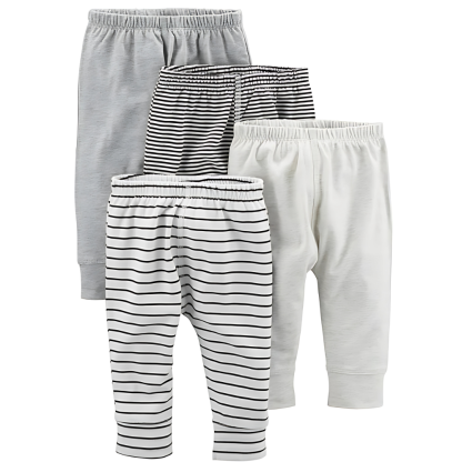 Unisex Babies Pant Pack Of 4