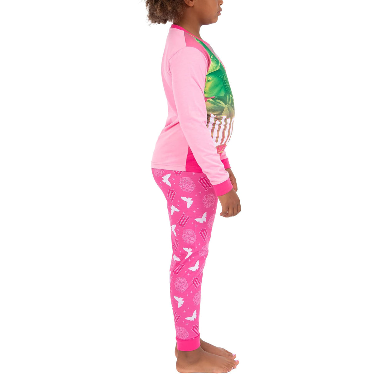 Long Sleeve Graphic Pajama Set With Top And Printed Leggings-Cozy Stroller