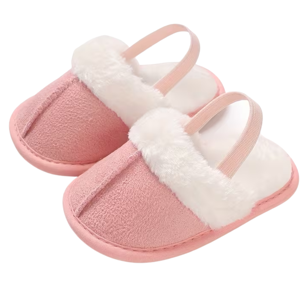 Cozy Plush Soft Non Slip Indoor Shoes For Infant Girls
